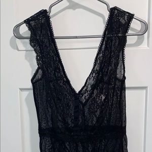 Victoria Secret - black teddy- medium-NWOT